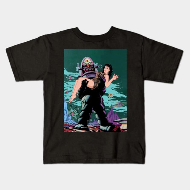 Robby and Bettie Kids T-Shirt by Art-Man